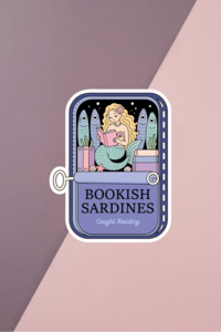 Bookish Sardines Sticker
