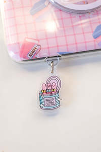 Kindle Kobo Charms: Can Of Bookworms Kindle/Kobo Charm