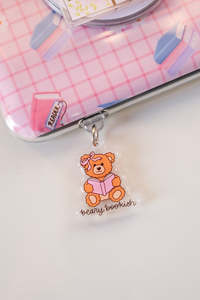 Beary Bookish Kindle/Kobo Charm