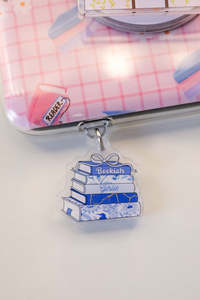 Chinoiserie Book Stack Kindle/Kobo Charm