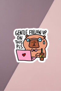 Gentle Follow Up Sticker