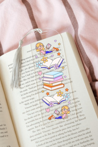 Lizzie Bookish - Acrylic Bookmark