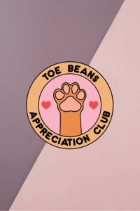 Toe Bean Sticker