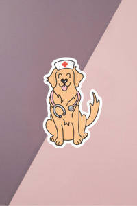 Stickers: Goldie Nurse Sticker
