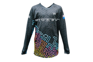 Velohaus Tetris Black racing shirt