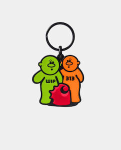 Wallets: Carhartt WIP - Gummy Keychain - Multi
