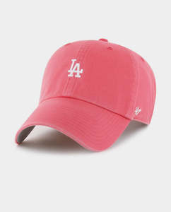 Hats: 47 Brand - LA Dodgers Base Runner ’47 Clean Up Hat - Candy Apple