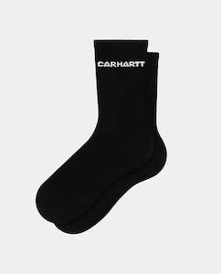 Socks: Carhartt WIP - Link Socks - Black/White