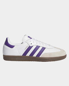 Adidas - Samba Shoe - White/Grape