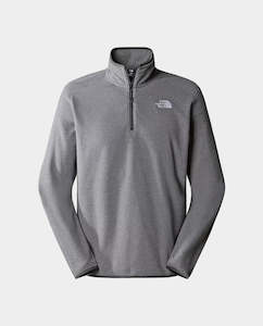The North Face: The North Face - 100 Glacier 1/4 Zip Fleece - Grey