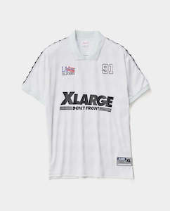 Xlarge: XLarge - Football Tee - White