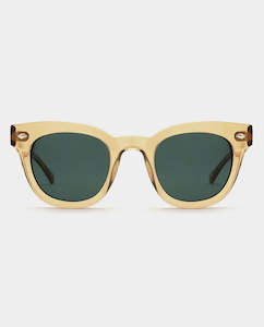 Epokhe - Dylan Sunglasses - Citrine Polished/Green