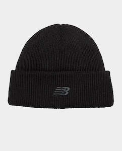 Beanies: New Balance x 47 - 47’ Cuff Knit Beanie - Black