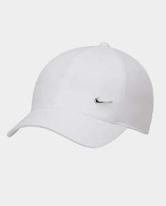 Nike - Dri-FIT Club Unstructured Metal Swoosh Hat - White