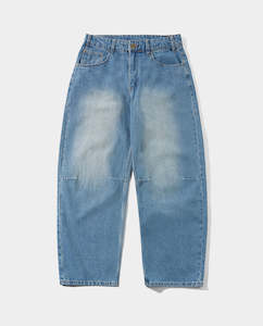 Pants Joggers: Butter Goods - Wide Cut Denim Jeans - Worn Indigo