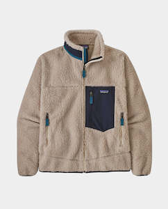 Sale: Patagonia - M’s Classic Retro-X Jacket - Natural/Smoulder Blue