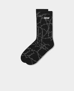 Butter Goods - Wired Socks - Charcoal