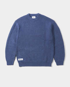 Jerseys: Butter Goods - Drain Knit Sweater - Midnight