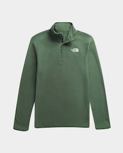 The North Face - 100 Glacier Quarter Zip - Duck Green