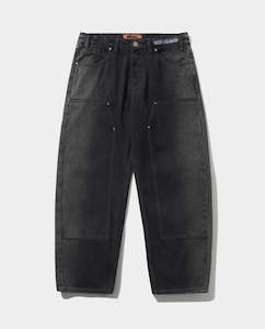 Pants Joggers: Butter Goods - Bronco Denim Jeans - Washed Black