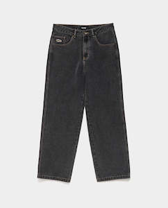 Pants Joggers: XLarge - Baggy Bull Denim 91 Pant - Washed Black