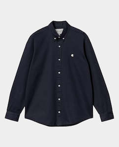 Carhartt WIP - L/S Madison Shirt - Dark Navy/Wax