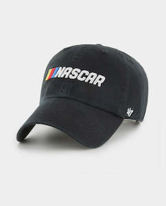 Hats: 47 Brand - Nascar Logo 47 Clean Up - Black