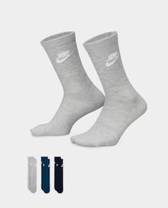 Nike - Everyday Essential Crew Socks - Blues/Grey