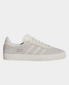 Adidas Originals: Adidas - Gazelle ADV Shoe - Grey/Chalk White/Gold
