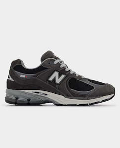 New Balance: New Balance - 2002RA Shoe - Black Cement/Black/Slate Grey