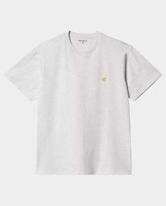 Carhartt WIP - Chase T-Shirt - Ash Heather/Gold