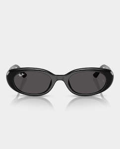 Polarized Sunglasses Eyewear: Ray-Ban - Bio-Based - Black with Dark Grey Lens
