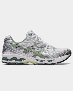 Asics: Asics - Gel-Kayano 14 Shoe - White/Slate Grey