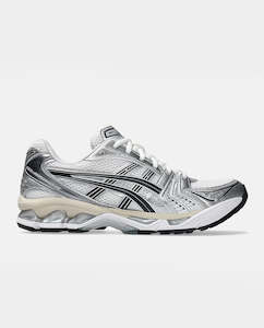 Asics: Asics - Gel-Kayano 14 Shoe - White/Graphite Grey
