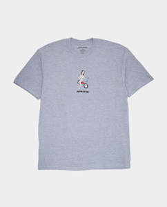 Fucking Awesome: Fucking Awesome - Bike Girl SS T-Shirt - Heather Grey