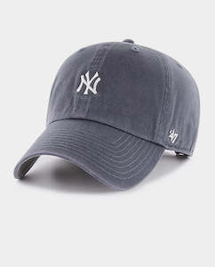 47 Brand - New York Yankees Base Runner Clean Up Hat - Vintage Navy