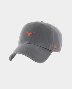 47 Brand: 47 Brand - Texas Longhorns Base Runner Clean Up Hat - Charcoal/Burnt Orange
