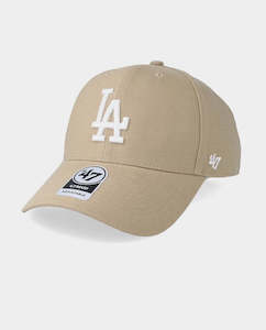 47 Brand - LA Dodgers ’47 MVP DT Snapback Hat - Khaki/White