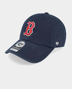47 Brand: 47 Brand - Boston Red Sox ’47 Clean Up Hat - Navy
