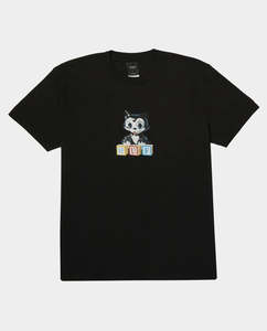Short Sleeve Tees: HUF - Blocks T-Shirt - Black