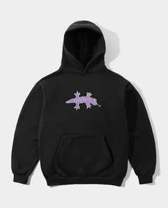 Butter Goods - Reptile Pullover Hoodie - Black