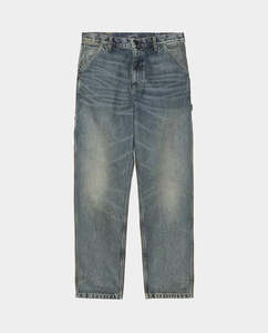 Carhartt WIP - Single Knee Pant - Blue Worn Used Wash
