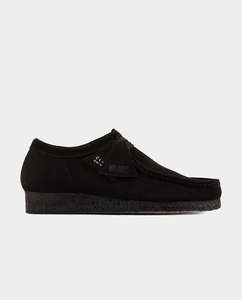 Clarks Originals - Women's Wallabee Shoe - Black Suede