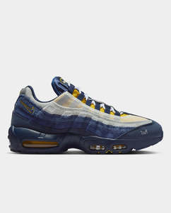 Footwear: Nike SB - Air Max 95 X Eric Koston Shoe - Obsidian and Speed Yellow