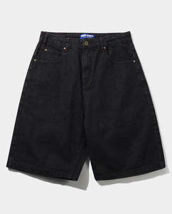 Shorts: Butter Goods - Blotch Denim Shorts - Streaky Black