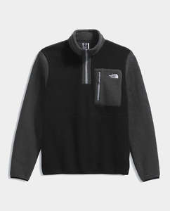 The North Face - Men’s Yumiori Quarter Zip Fleece - TNF Black/Asphalt