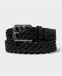 Butter Goods - Leather Braided Belt - Black