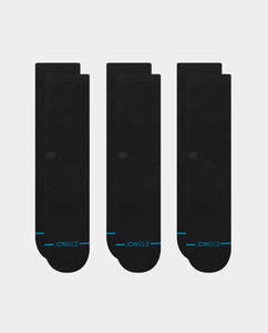 Stance - Icon 3 Pack Socks - Black