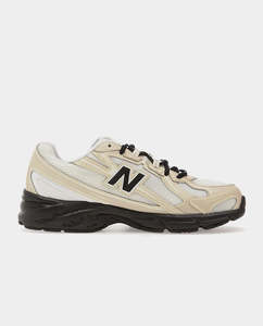 New Balance: New Balance - 7404OO Shoe - Timberwolf/White