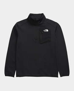 The North Face: The North Face - Men’s Crest 1/4 Zip - TNF Black